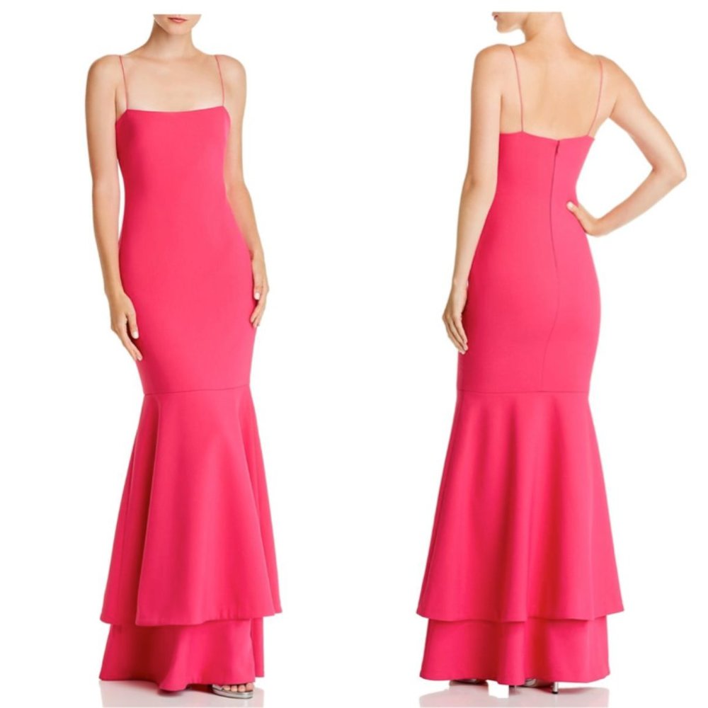 Likely Aurora Spaghetti Straps Mermaid Layered Dress